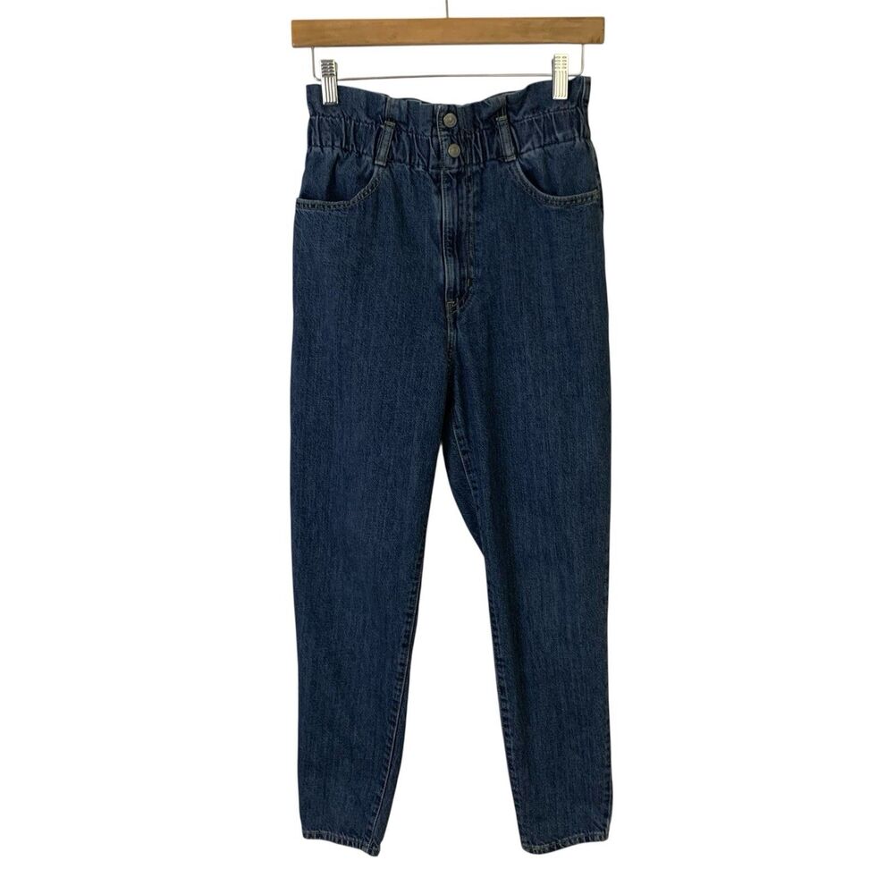 Levis Paperbag Waist High Rise Tapered Jeans Mom Jeans Size 26